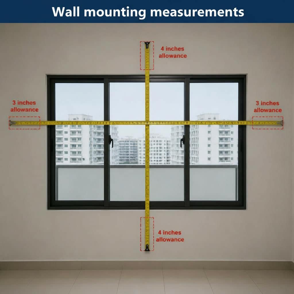 <h3>How to Measure Windows for Blinds in HDB Flats and Condos (Wall-Mounted Windows)</h3>