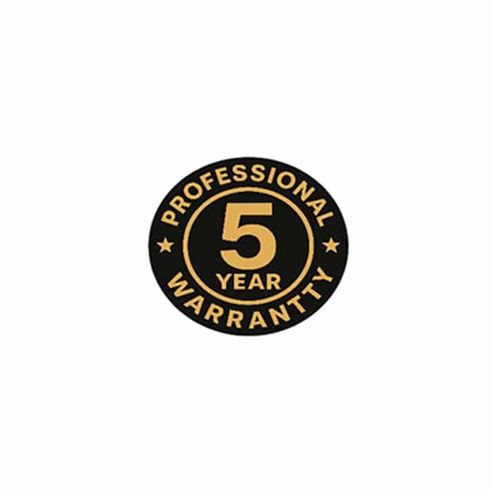 5-Year Warranty Period
